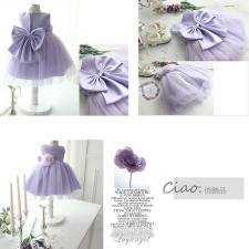 ❥紫羅蘭薰衣公主洋裝❥每批紫色會有些許色差